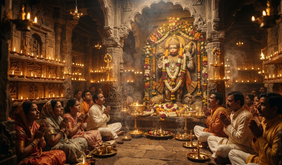 हनुमान मंदिरों की स्थापना