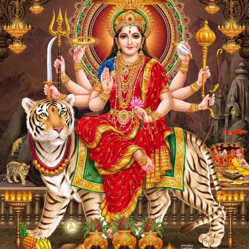 Mahishasura Mardini Stotram (महिषासुरमर्दिनि स्तोत्रम् – अयि गिरिनन्दिनि) with Hindi-English Lyrics
