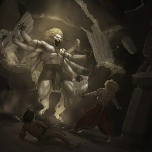 Narasimha Avatar Pauranik Katha(नरसिंह अवतरण पौराणिक कथा) in Hindi English