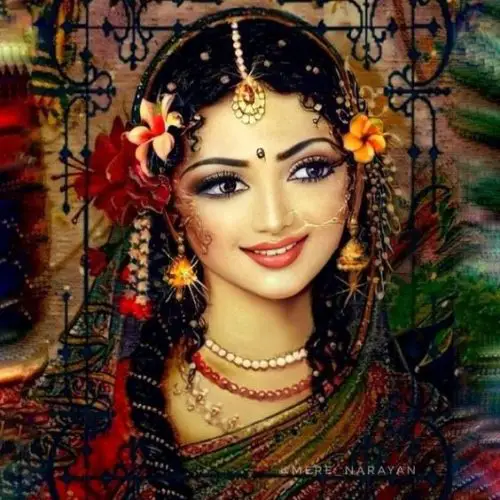 राधे पूछ रही तुलसा से