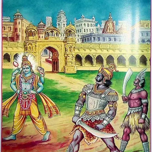 Kalayavan Vadh ki Pauranik Katha in Hindi English