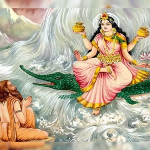 Maa Narmada Chalisa (माँ नर्मदा चालीसा) with Hindi-English Lyrics